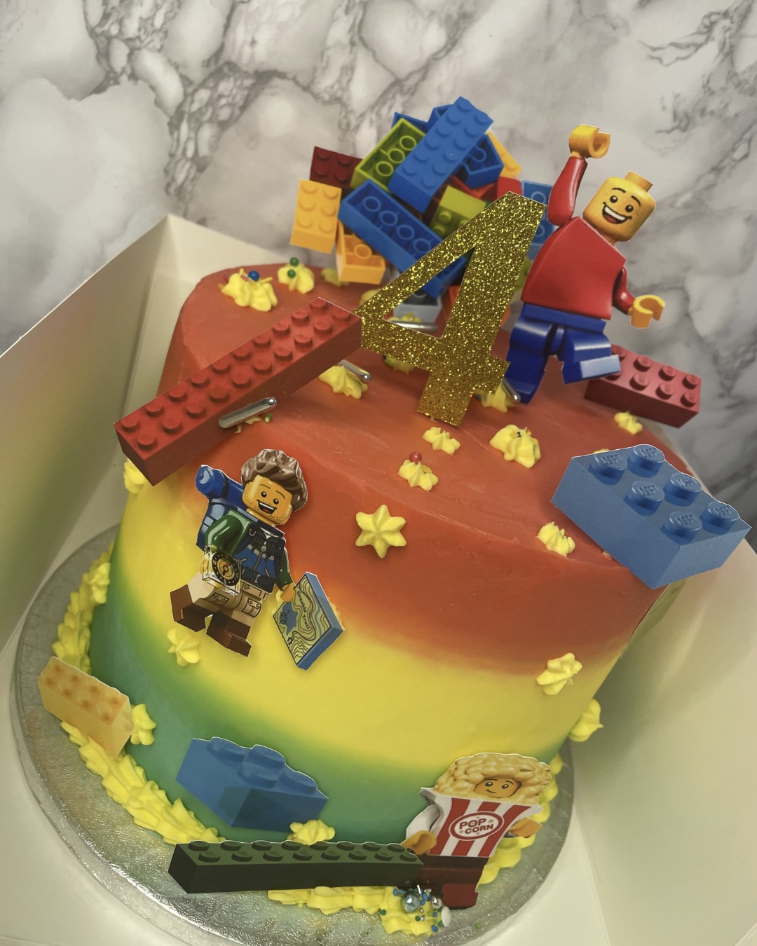 Celebration cake by Crumb Works